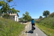 cycling along the Olive Oil Via Verde in Córdoba