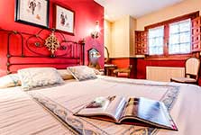 Bedroom in Burgos hotel